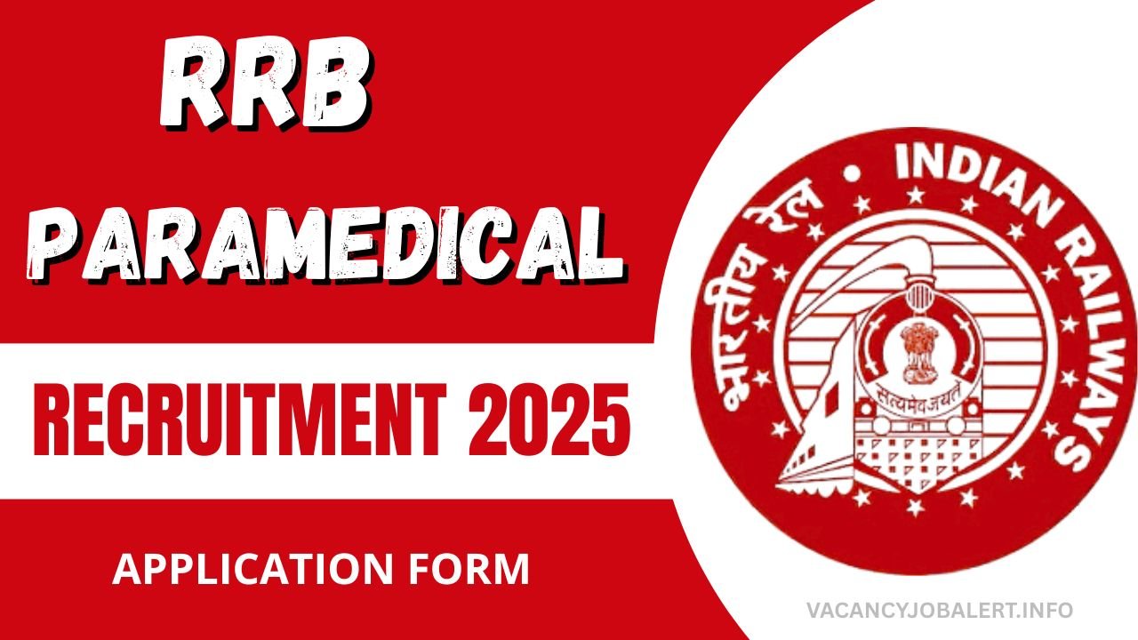 RRB Paramedical Recruitment 2025 Online Form