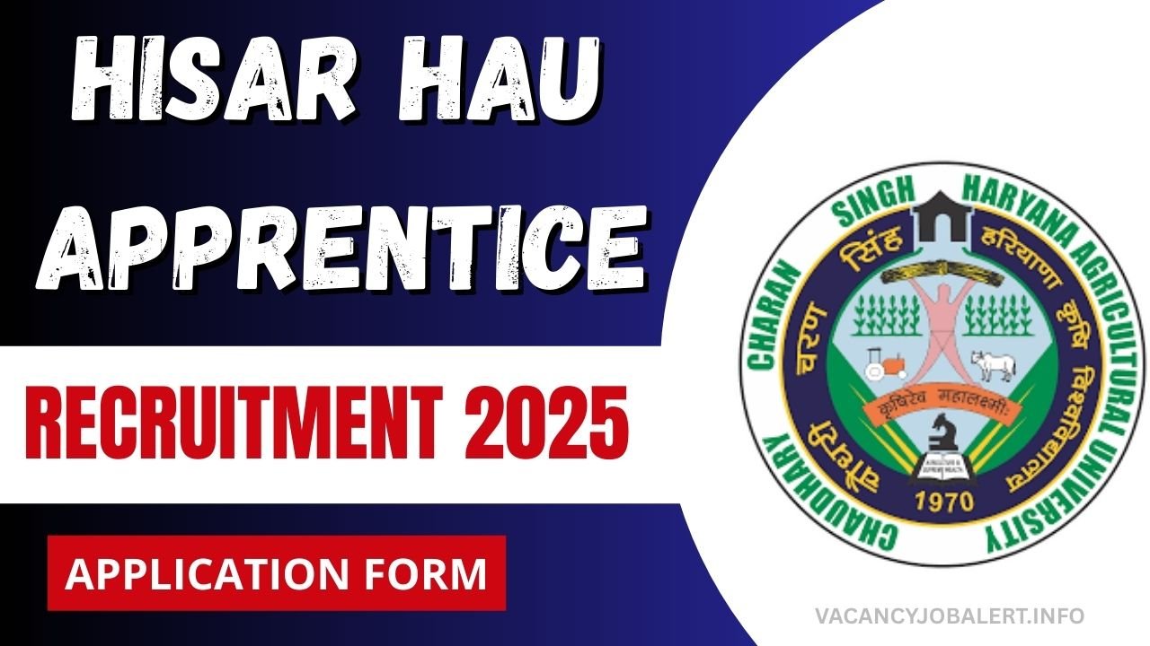 Hisar HAU Apprentice Recruitment 2025