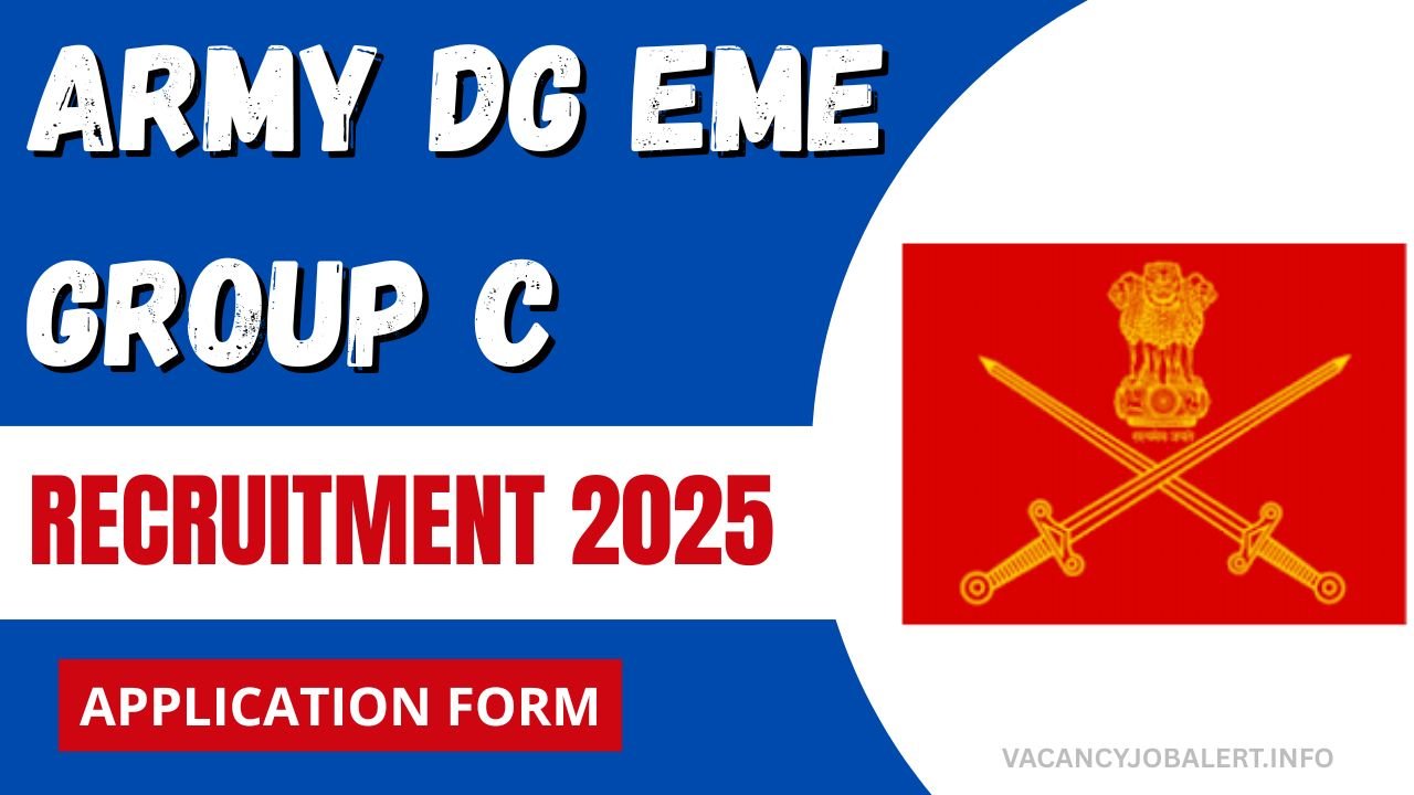 Army DG EME Group C Recruitment 2025