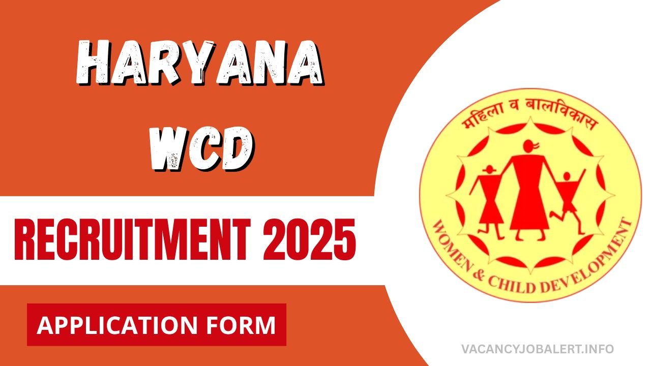 Haryana WCD Recruitment 2025