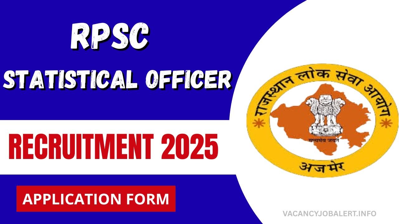 RPSC Statistical Officer Recruitment 2025
