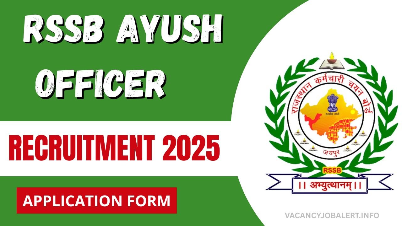 RSSB Ayush Officer Recruitment 2025