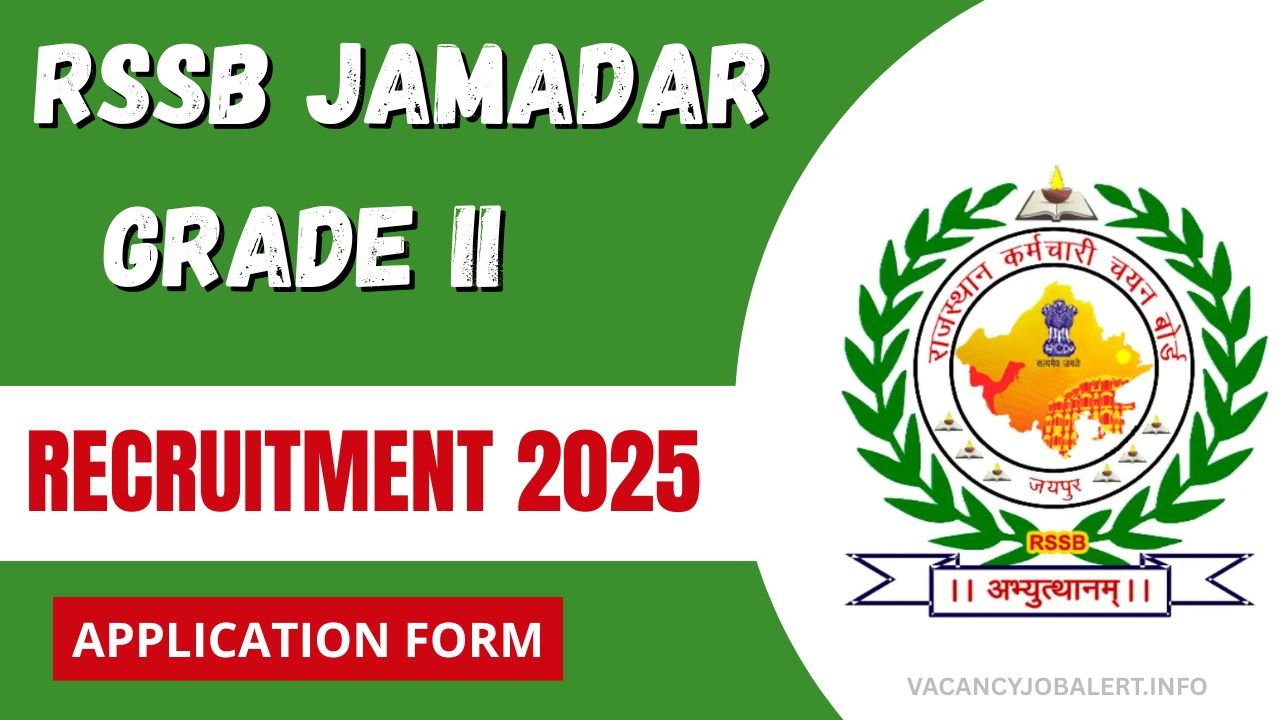 RSSB Jamadar Grade II Recruitment 2025