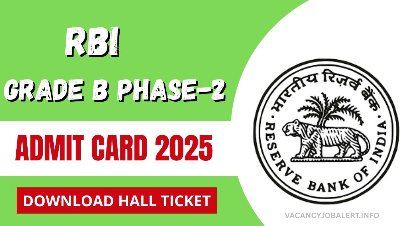 RBI Grade B Phase-2 Admit Card 2025