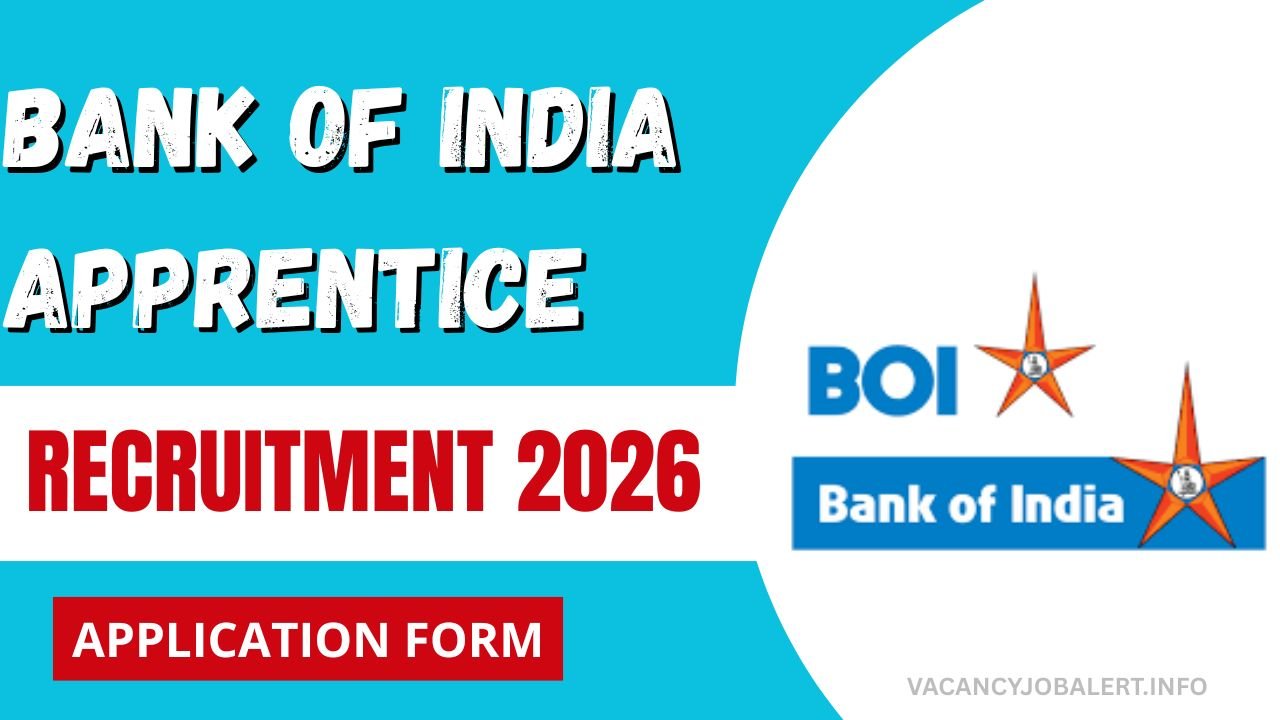 Bank of India Apprentice Recruitment 2026