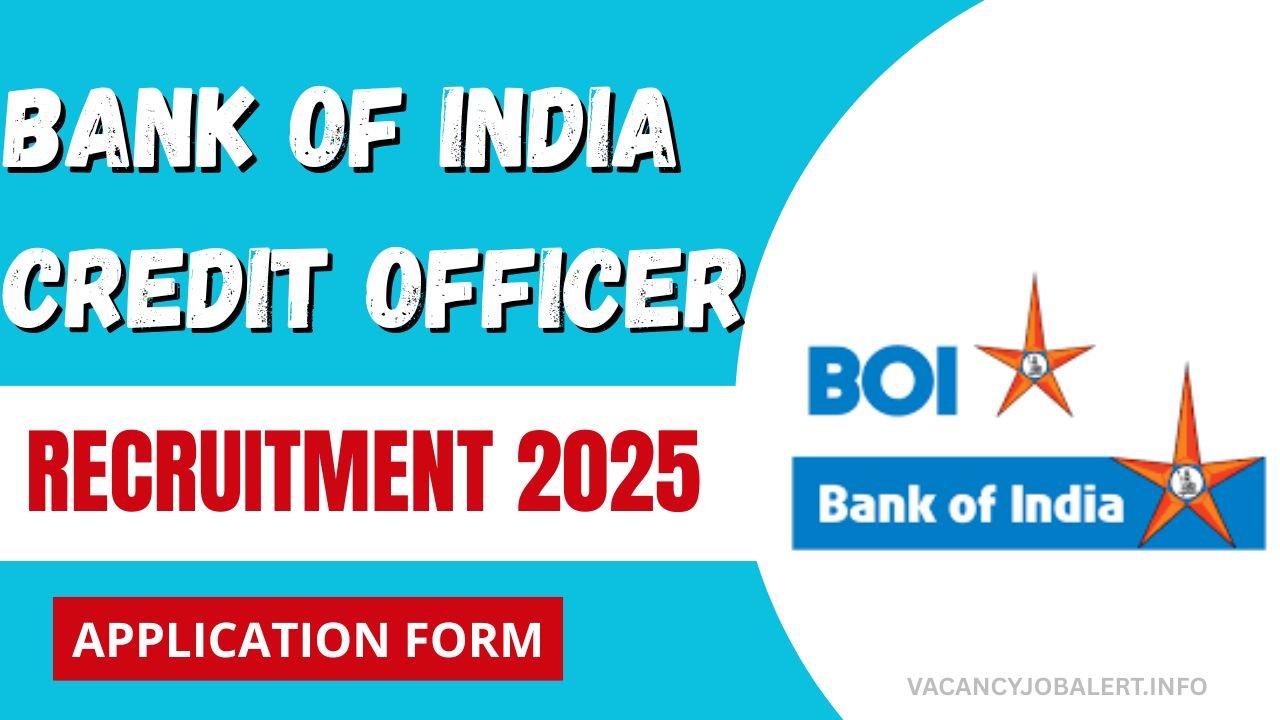 Bank of India Credit Officer Recruitment 2025