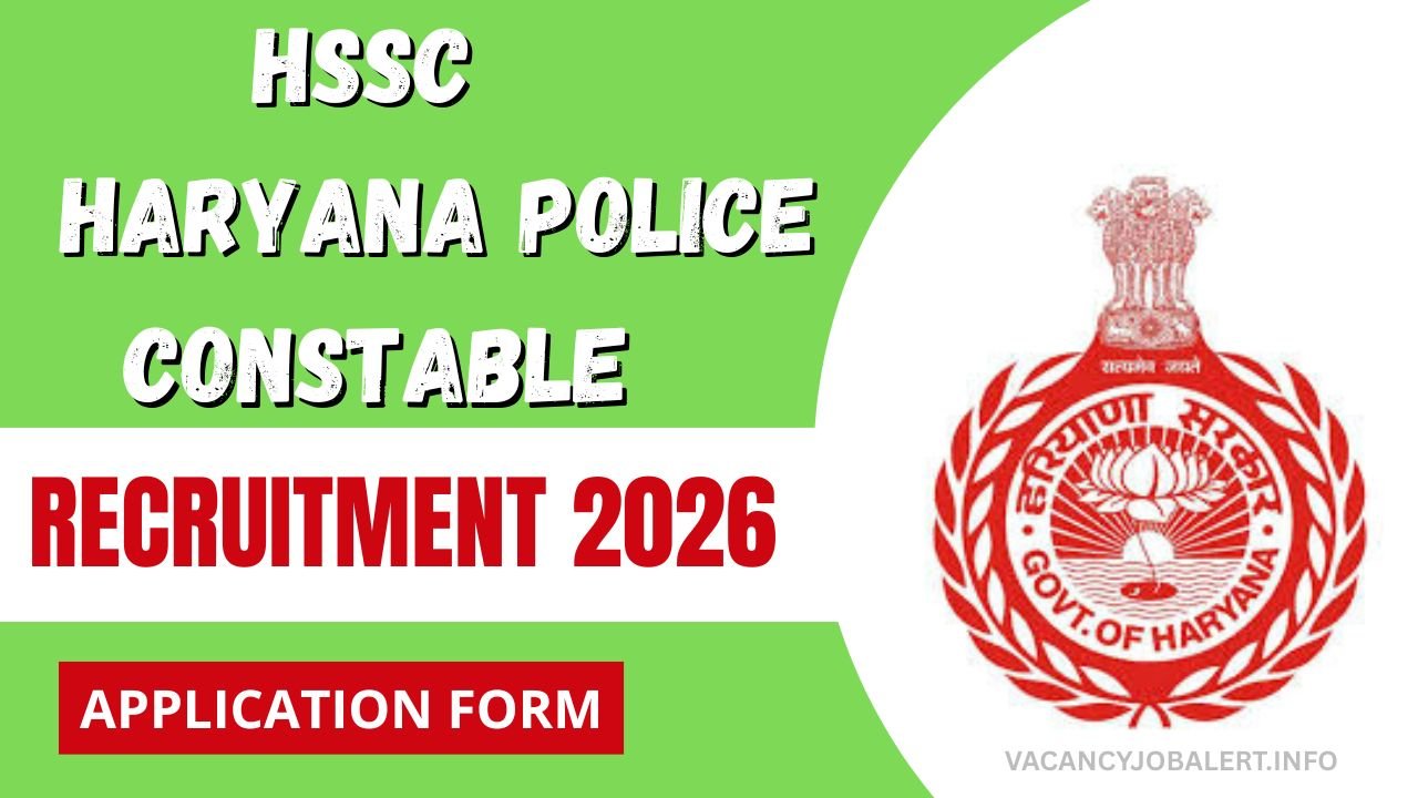 HSSC Haryana Police Constable Recruitment 2026